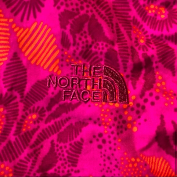 The North Face Vibrant Pink Floral Raincoat - Picture 8 of 10